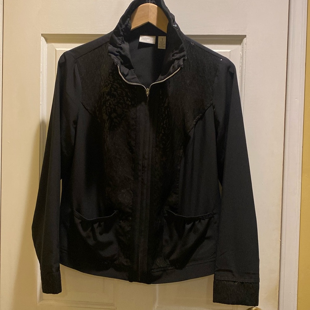 Zenergy by Chico’s Sparkle zip-up